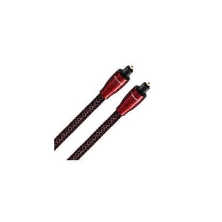 Câble Audio Toslink AudioQuest Cinnamon Optilink 3 M - Faible Dispersion, Faible Jitter, Pour Une Qualité Sonore Optimale