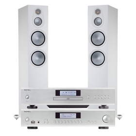 ROTEL CD14 + A14 MKII + MONITOR AUDIO SILVER 300 7G