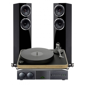 CLEARAUDIO CONCEPT MAESTRO + NAIM SUPERNAIT 3 +FYNE AUDIO F502 SP