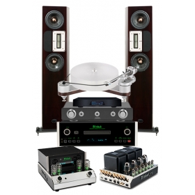 CLEARAUDIO INNOVATION COMPACT SATISFY TALISMANN + SUGDEN PA-4 + LUMIN U2 + MCINTOSH MCD-600 + C8 +MC-275 V6 + APERTURA ADAMANTE