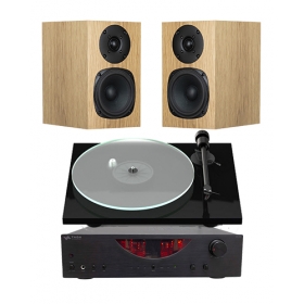 PRO-JECT T1 + TAGA HARMONY HTA-800B + APERTURA PRELUDE MINI