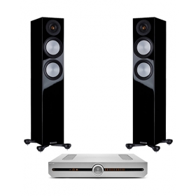 ROKSAN ATTESSA BLUOS + MONITOR AUDIO SILVER 200 7G