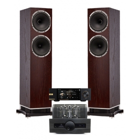EVERSOLO DMP-A6 ME + SYNTHESIS ROMA 96DC + FYNE AUDIO F502
