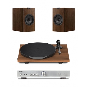 PRO-JECT E1 + ROTEL A8 + KEF Q1 META