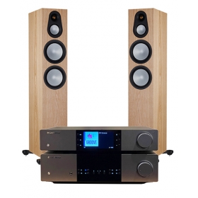 CAMBRIDGE EXN-100 + EXA-100 + MONITOR AUDIO SILVER 300 7G