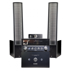 HIFI ROSE RS-130 + SUGDEN DAC-4 + LA-4 + SPA-4 + MARTIN LOGAN ESL-9