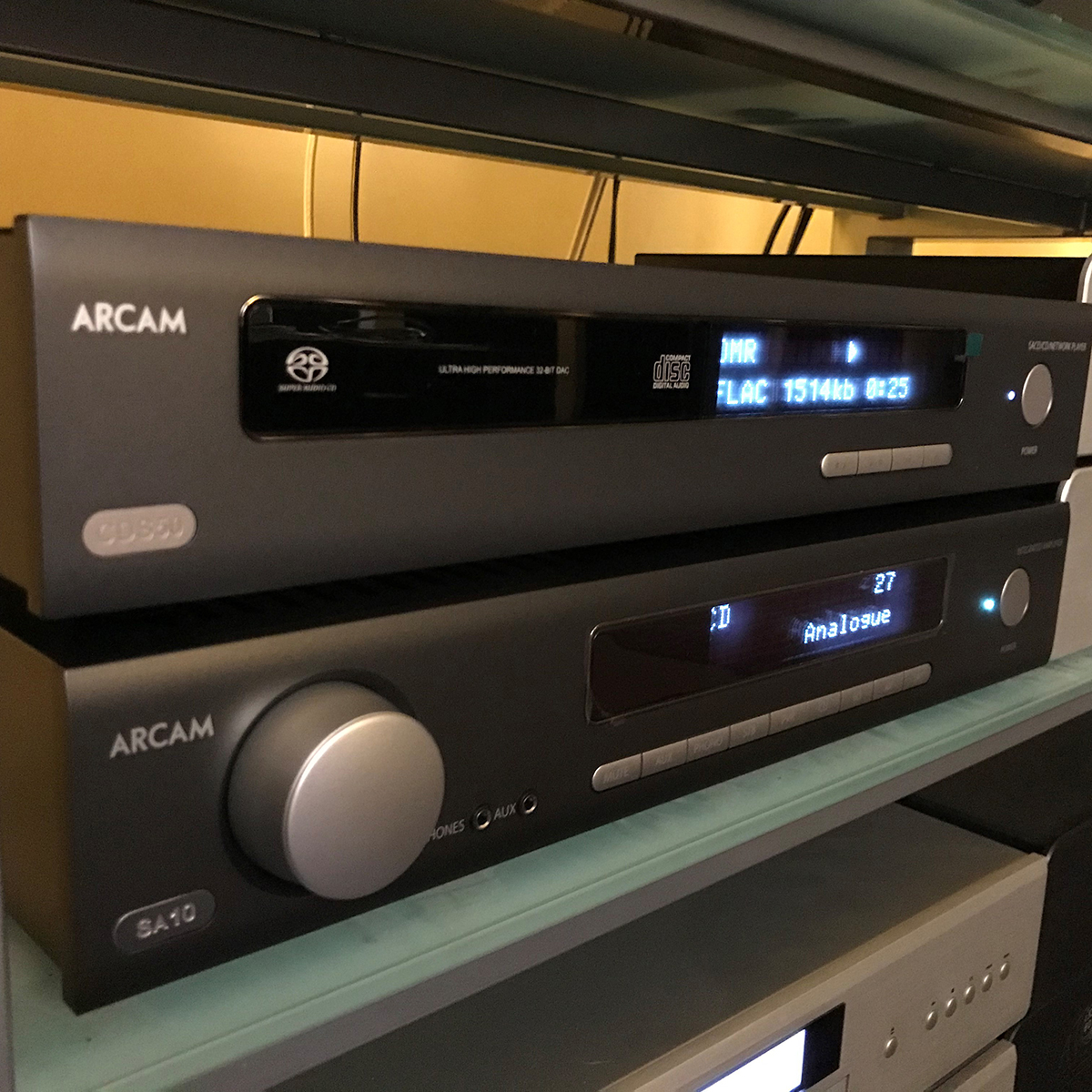 Arcam CDS50 et SA10